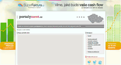 Desktop Screenshot of portalymest.cz
