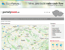 Tablet Screenshot of portalymest.cz